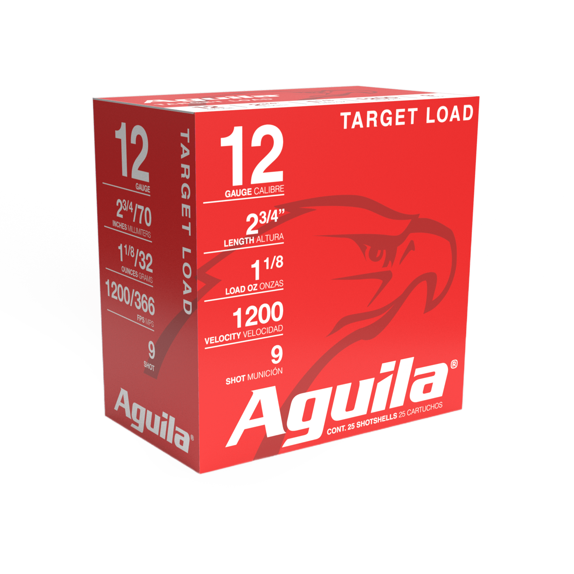 12 gauge birdshot, 9 shot, 32 grams