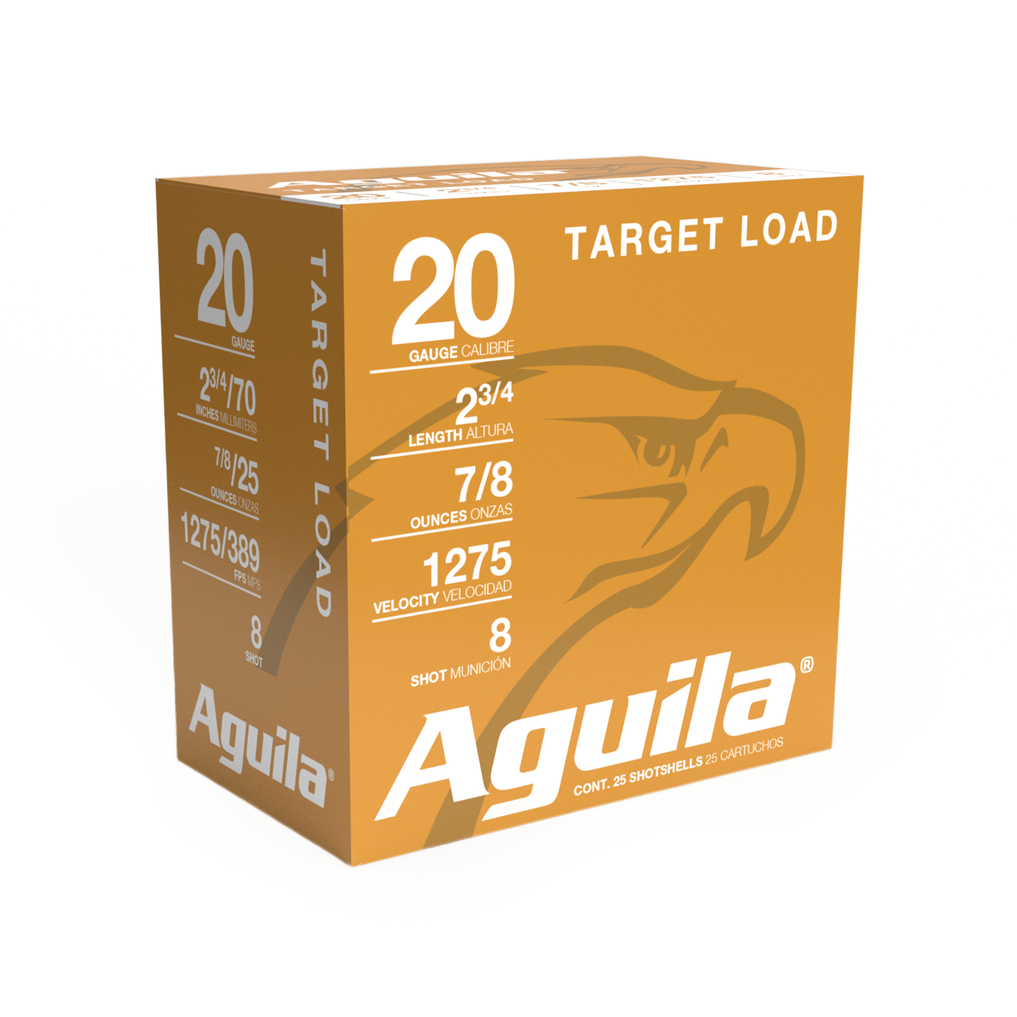 20 Gauge Target Load, 8 shot, 24 grams