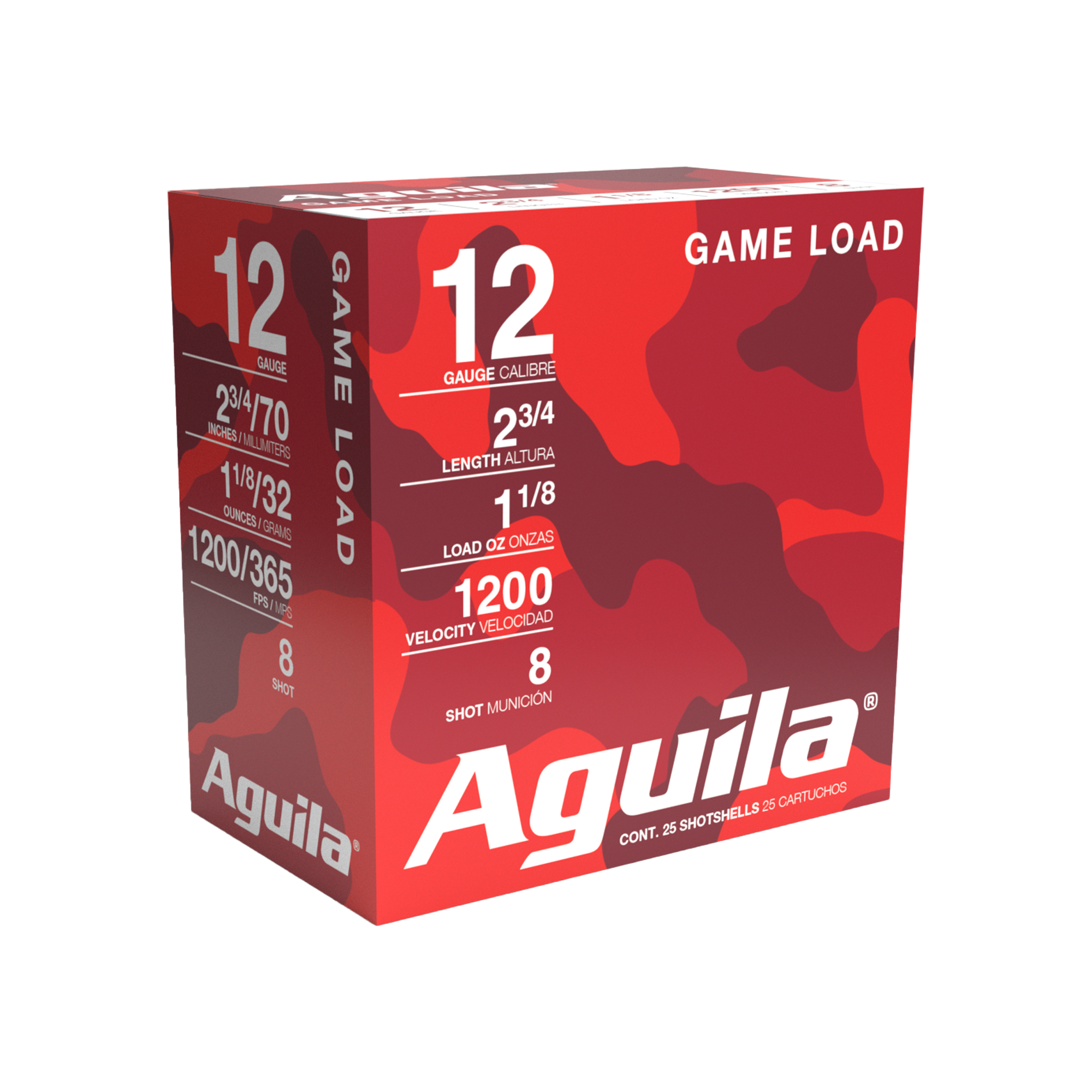 Aguila 12ga 1-1/8 oz 8 Shot Standard Velocity - Superb Case Lot 2 Aguila 12ga 1-1/8 oz 8 Shot Standard Velocity - Superb Case Lot - Image 2