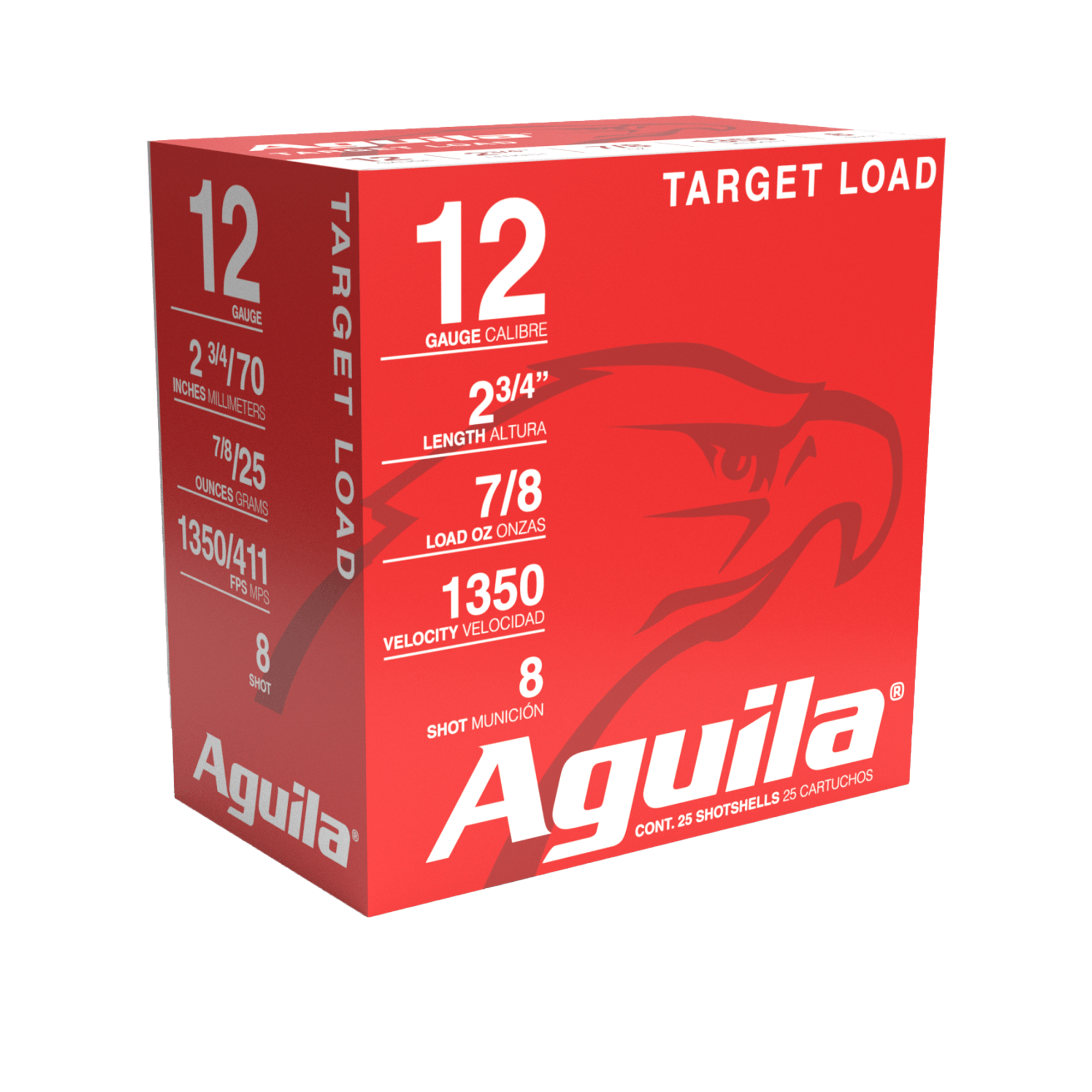 12 gauge trap load, 8 shot, 24 grams