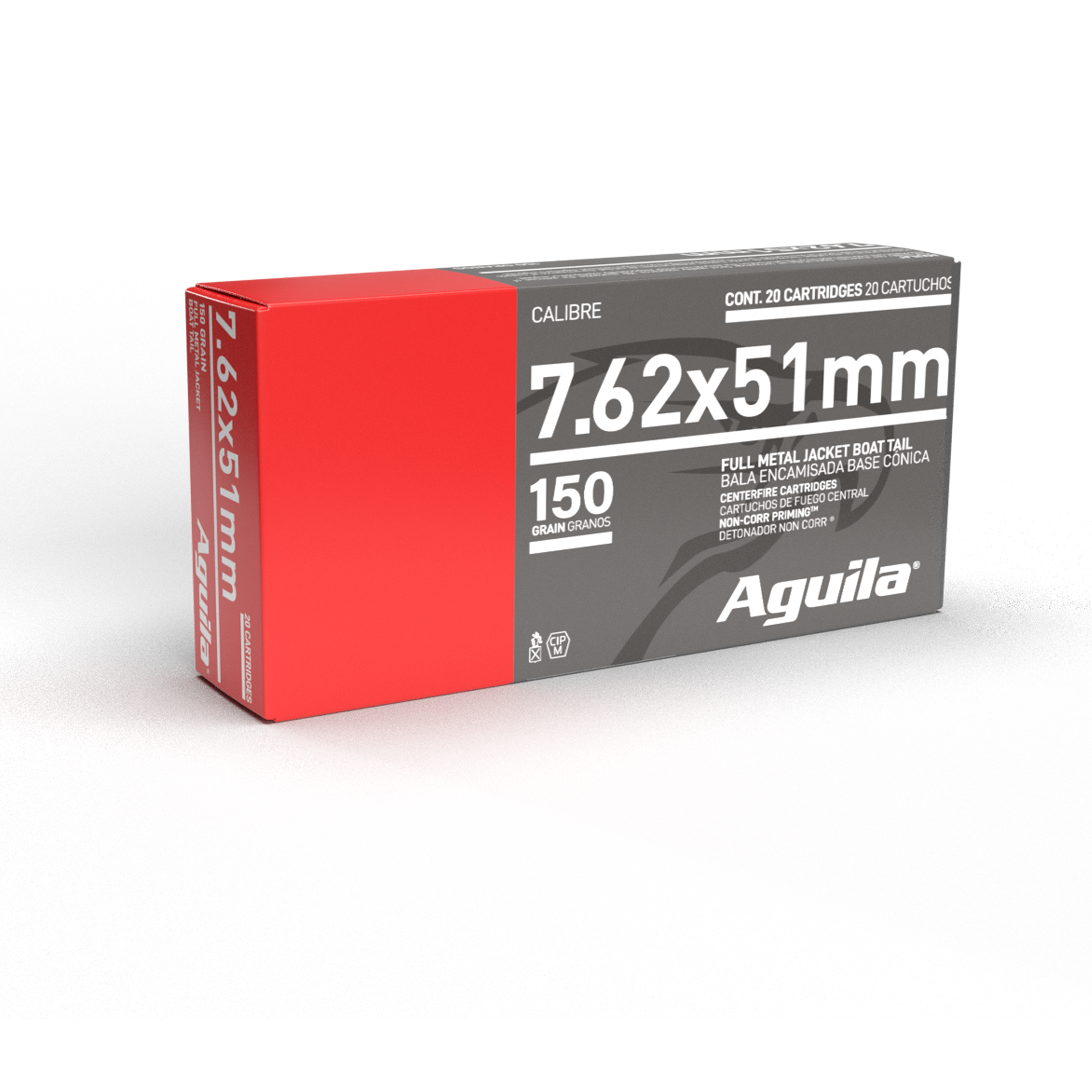 7.62 X 51MM - Full Metal Jacket Boat Tail | Aguila Ammunition