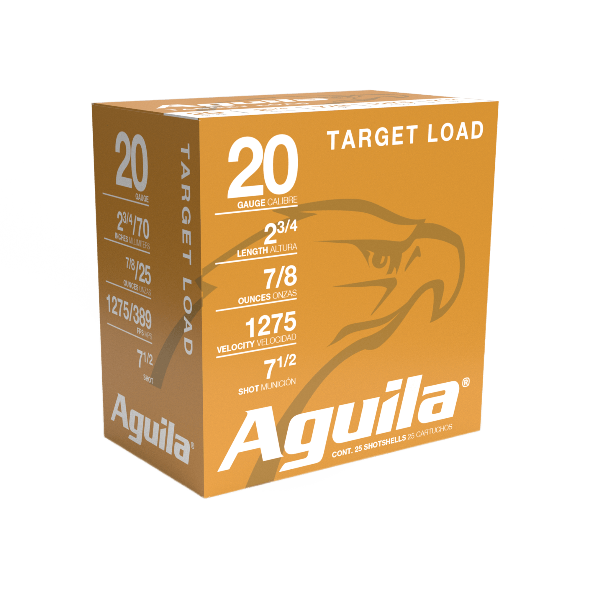 20 Gauge Target Load, 7.5 shot, 24 grams