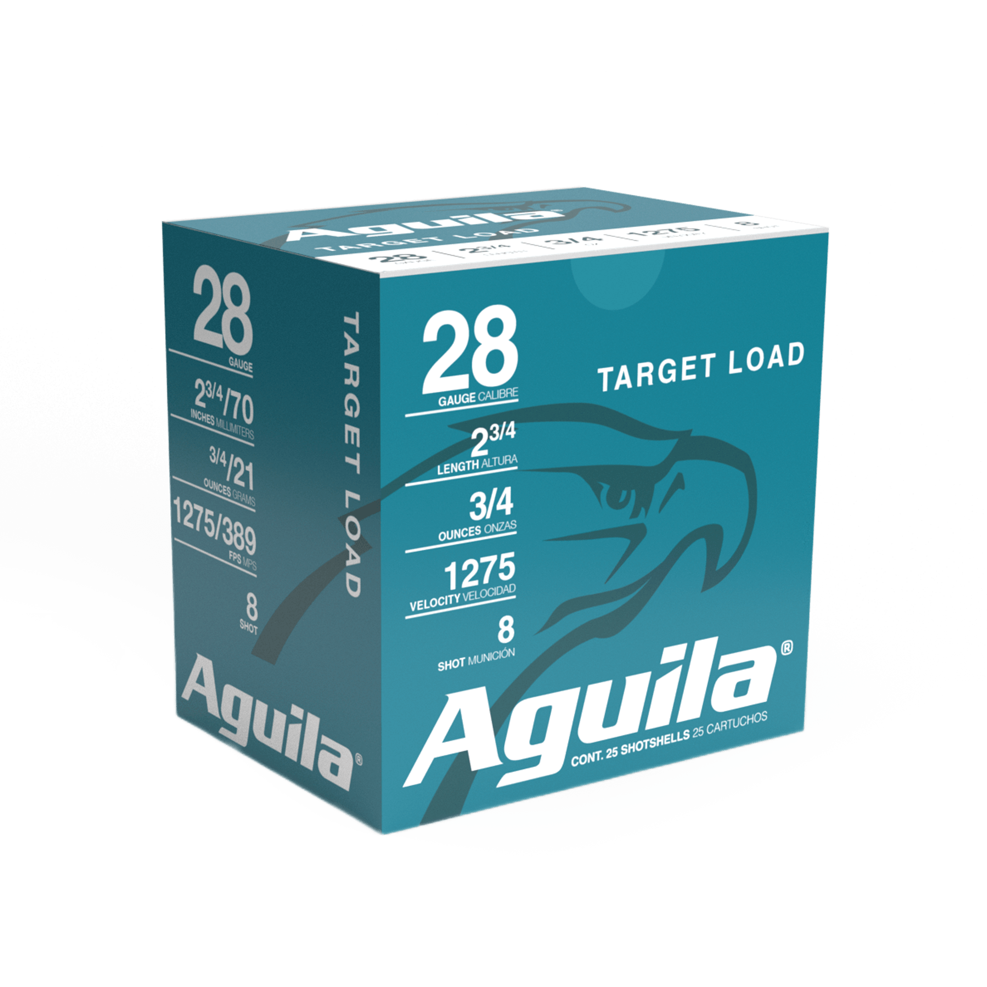 28 Gauge Target Load, 8 shot, 21 Grams