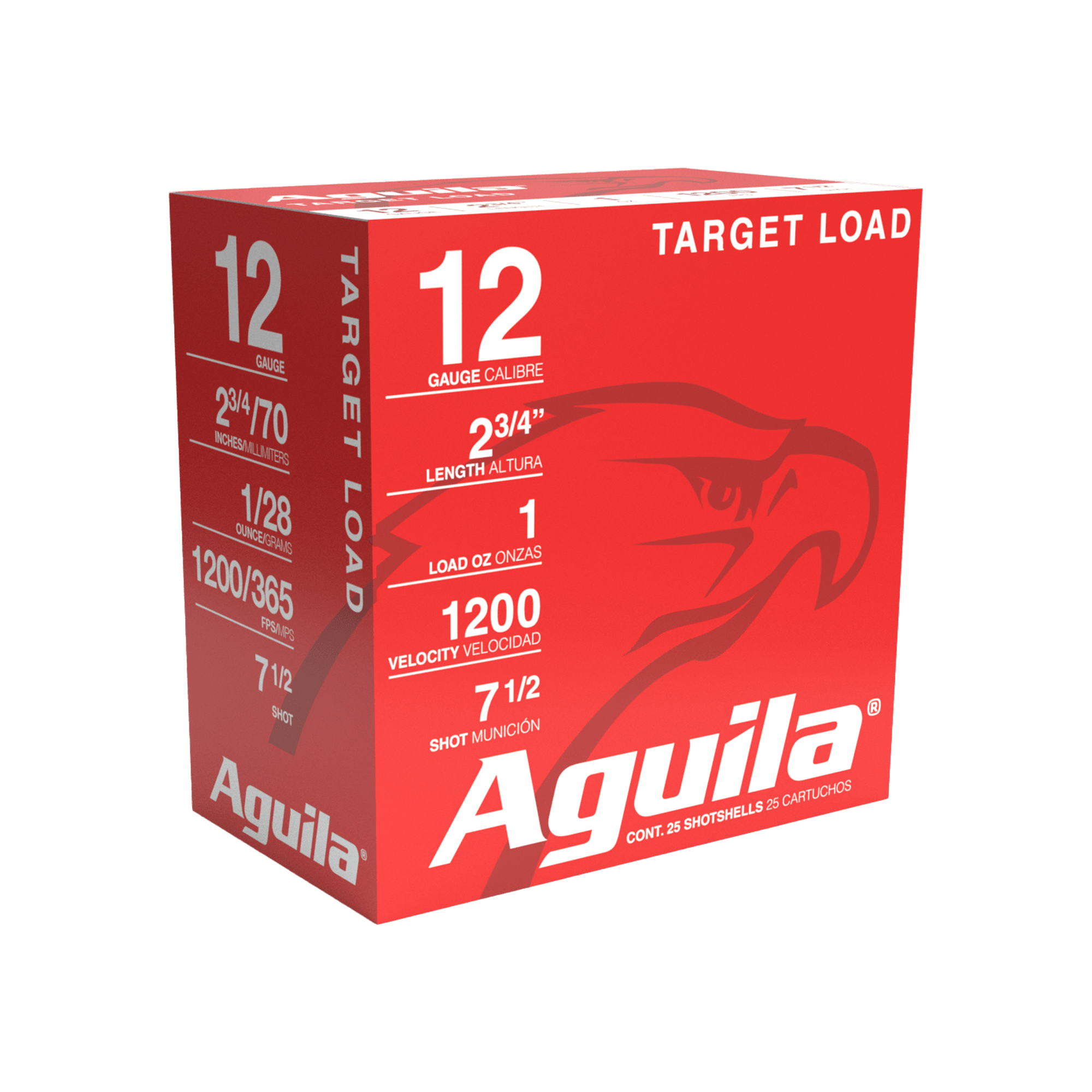 12 gauge target load, 7.5 shot, 28 grams